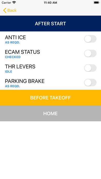 A340 Checklist App screenshot #4