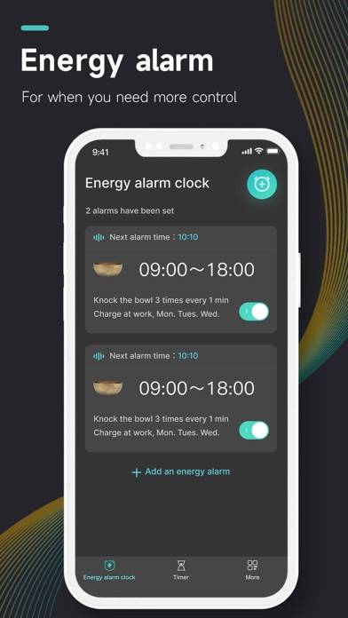 EnergyAlarm-Meditation Timer App-Screenshot #2