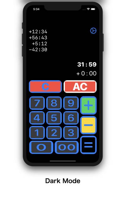 Time Calc. Pro App skärmdump