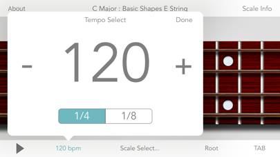 Scales For Bass Guitar Captura de pantalla de la aplicación #4