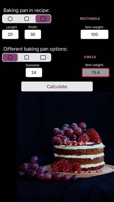 Cake Wizard Скриншот приложения #1