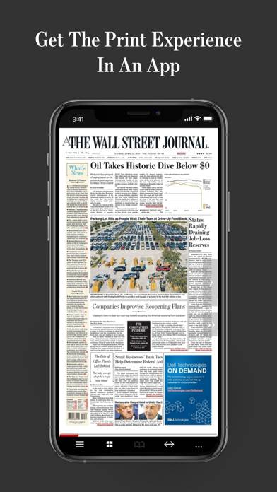 WSJ Print Edition App screenshot