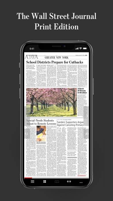 WSJ Print Edition App screenshot