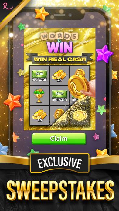 Words to Win: Real Money Games Captura de pantalla de la aplicación #3