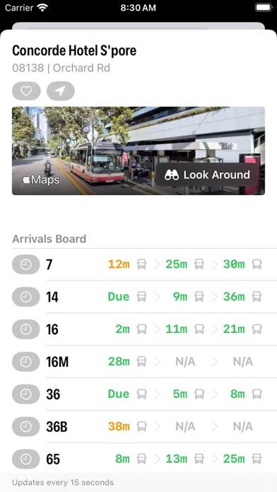 Singapore Buses screenshot