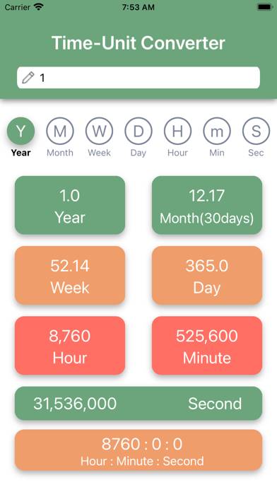 Time-Unit Converter screenshot