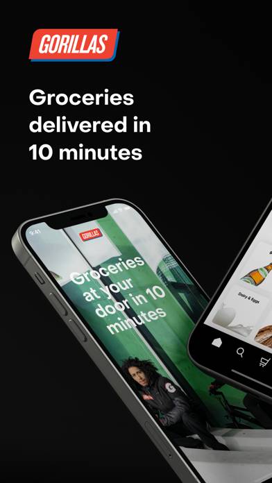 Gorillas: Grocery Delivery Captura de pantalla de la aplicación #1