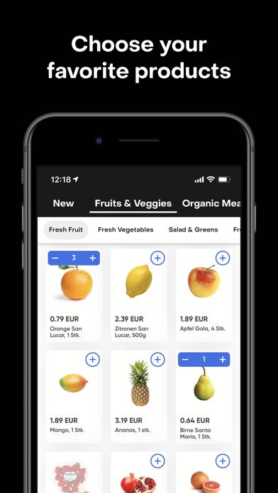 Gorillas: Grocery Delivery Captura de pantalla de la aplicación #3
