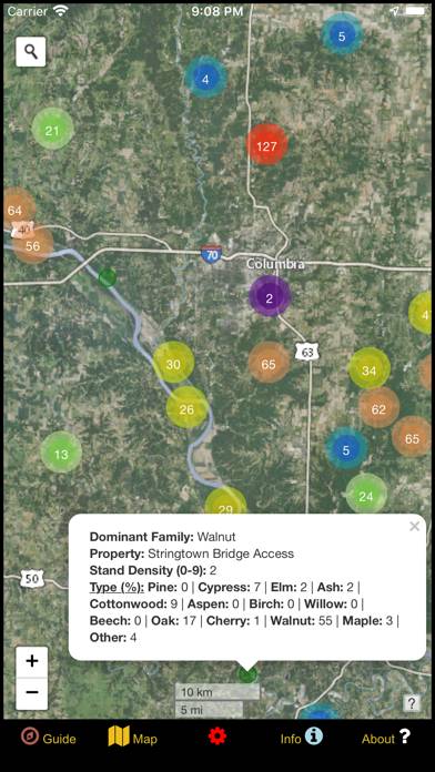 Missouri Mushroom Forager Map! App screenshot #3