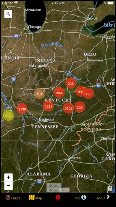 Kentucky Mushroom Forager Map! App screenshot #3