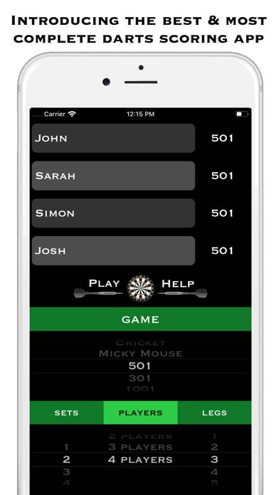 Darts Score Pro App screenshot #1