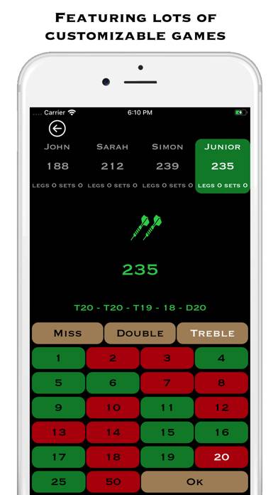 Darts Score Pro App screenshot #2