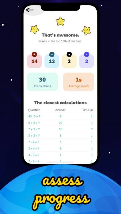 Quiz Maths for Prodigy Uygulama ekran görüntüsü #6