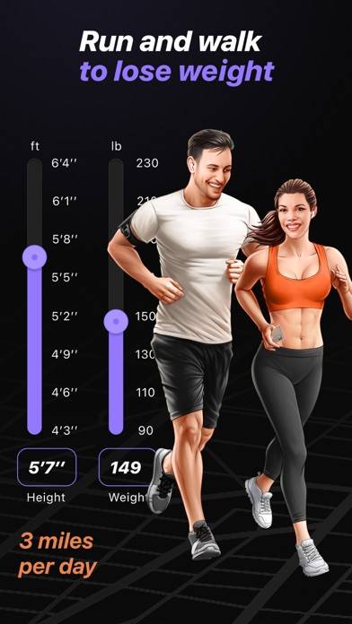 Run & Walk to lose weight Schermata dell'app #1