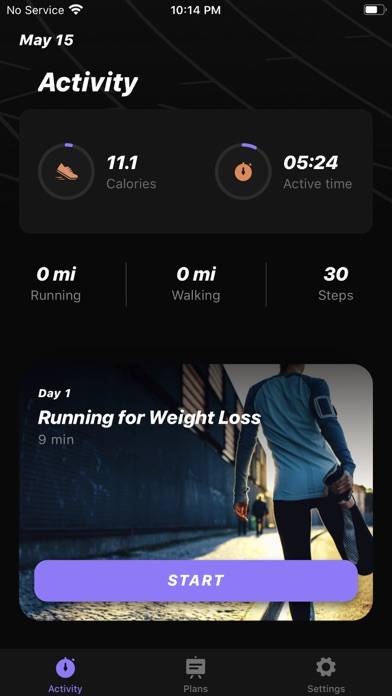 Run & Walk to lose weight Schermata dell'app #5