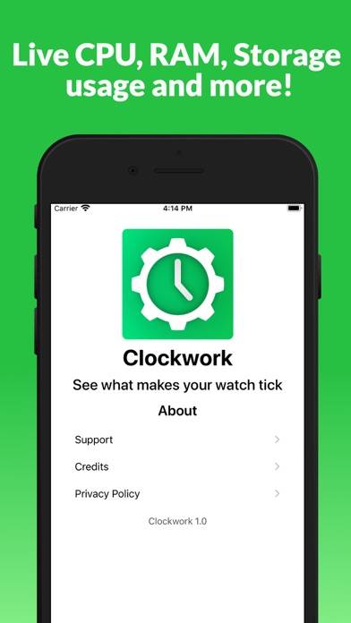 Clockwork Captura de pantalla de la aplicación #2