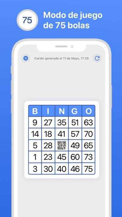 Cartones!! de bingo captura de pantalla del juego