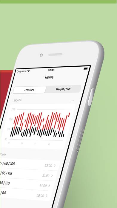 Blood Pressure Monitor: Health Schermata dell'app #2