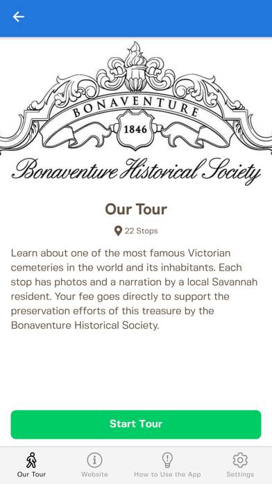Bonaventure Cemetery Tours App screenshot #1