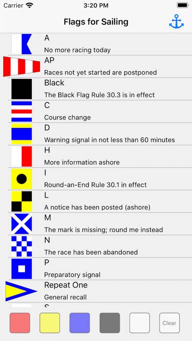 Flags for Sailing App skärmdump