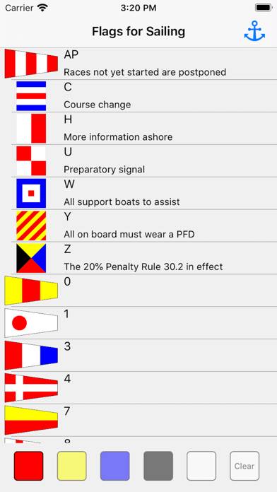 Flags for Sailing App skärmdump