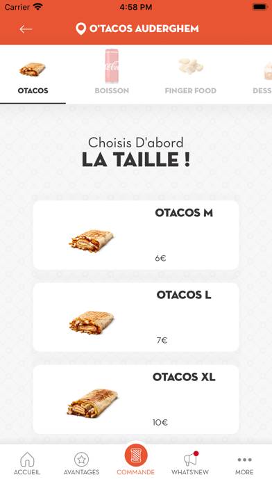 O'Tacos Officiel Capture d'écran de l'application #6