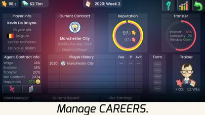 Superstar Football Agent Captura de pantalla de la aplicación #6