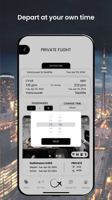 Airble: Charter Flight Booking App screenshot #3