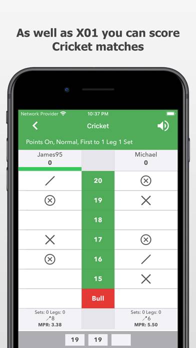 Darts Scoreboard: Scorekeeper App-Screenshot #2