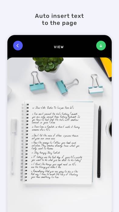 IWriter | Text in handwritten App screenshot #5