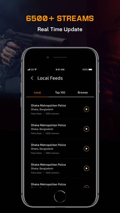 Police Scanner App, live radio App screenshot