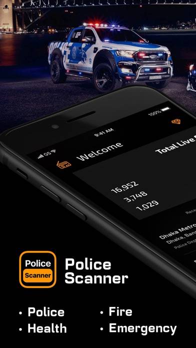 Police Scanner App, live radio App screenshot