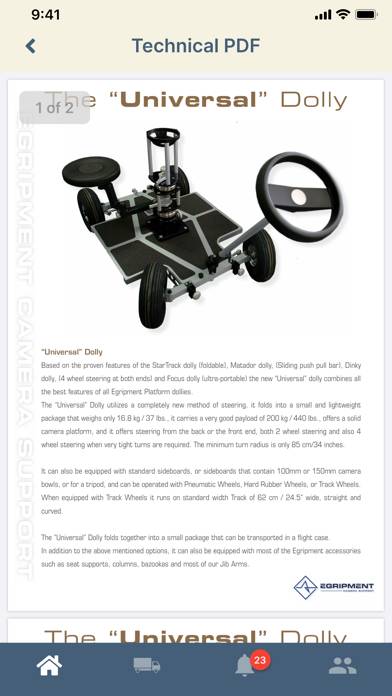 Griplist Captura de pantalla de la aplicación