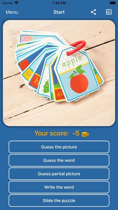 Word Picture Games Pro App screenshot #1