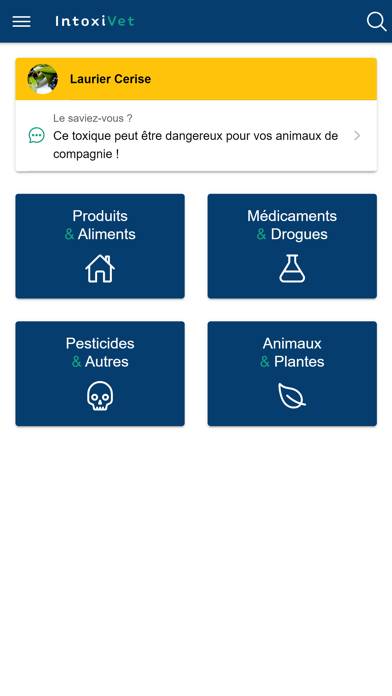 IntoxiVet Capture d'écran de l'application #2