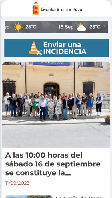 Baza captura de pantalla