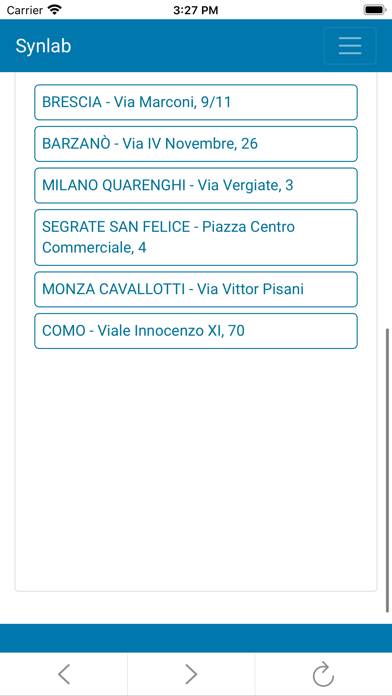 MySynlab Schermata dell'app #2