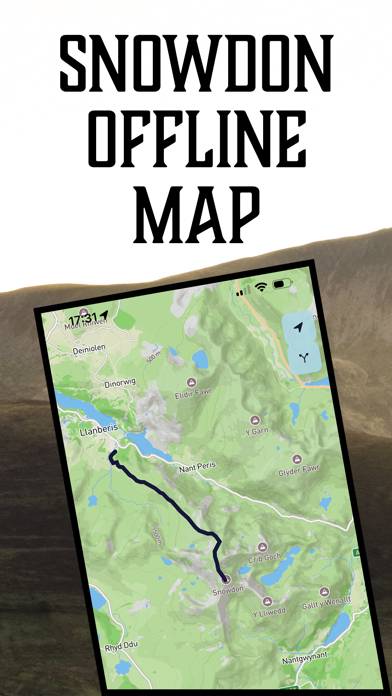 Mount Snowdon Offline Map screenshot