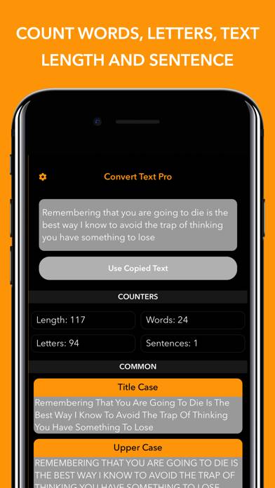 Convert Text Pro App screenshot #2