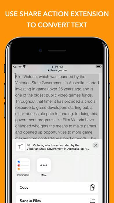 Convert Text Pro App screenshot #5