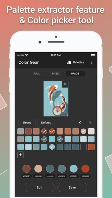 Color Gear: Palette of harmony Captura de pantalla de la aplicación #3