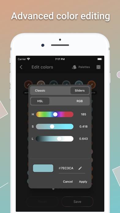 Color Gear: Palette of harmony Captura de pantalla de la aplicación #5