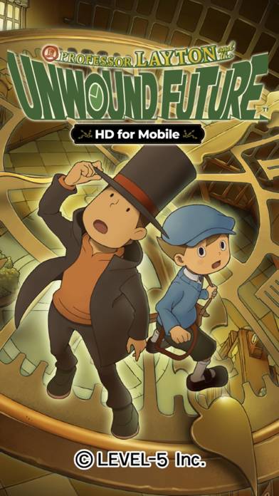 Layton: Unwound Future in HD screenshot