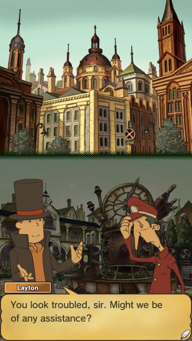 Layton: Unwound Future in HD game screenshot