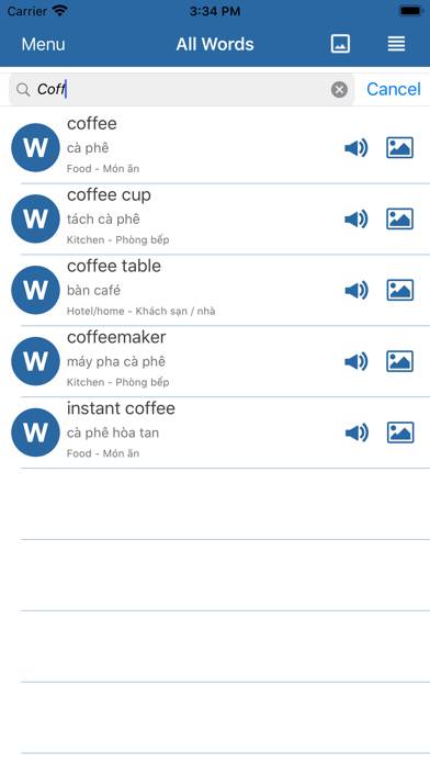English Picture Dictionary Pro App screenshot #3