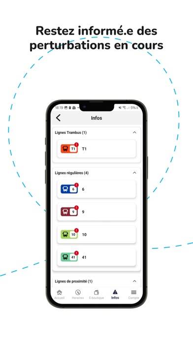 TangoBus Capture d'écran de l'application