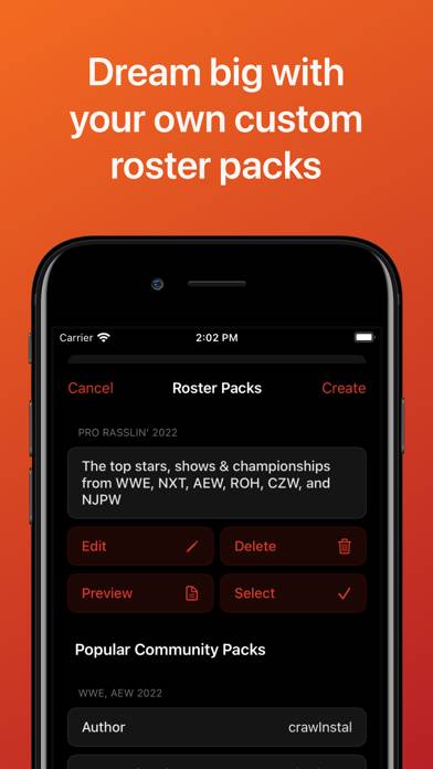 Pro Wrestling Manager 2022 App screenshot #2