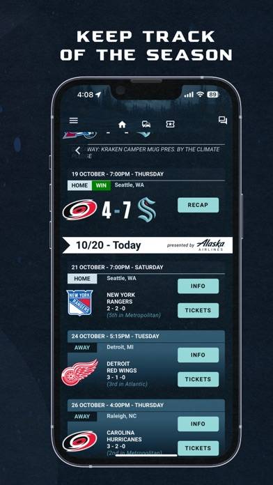 Seattle Kraken App screenshot #4