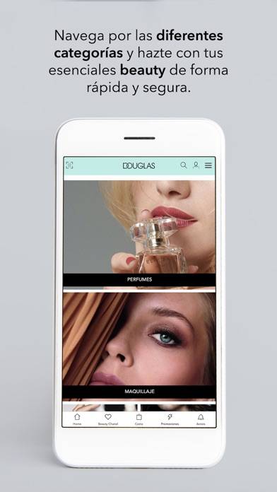 Douglas Cosmetics Spain Captura de pantalla de la aplicación