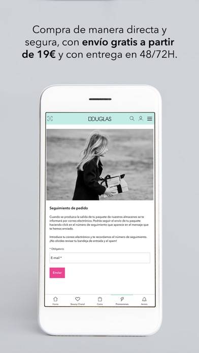 Douglas Cosmetics Spain Captura de pantalla de la aplicación